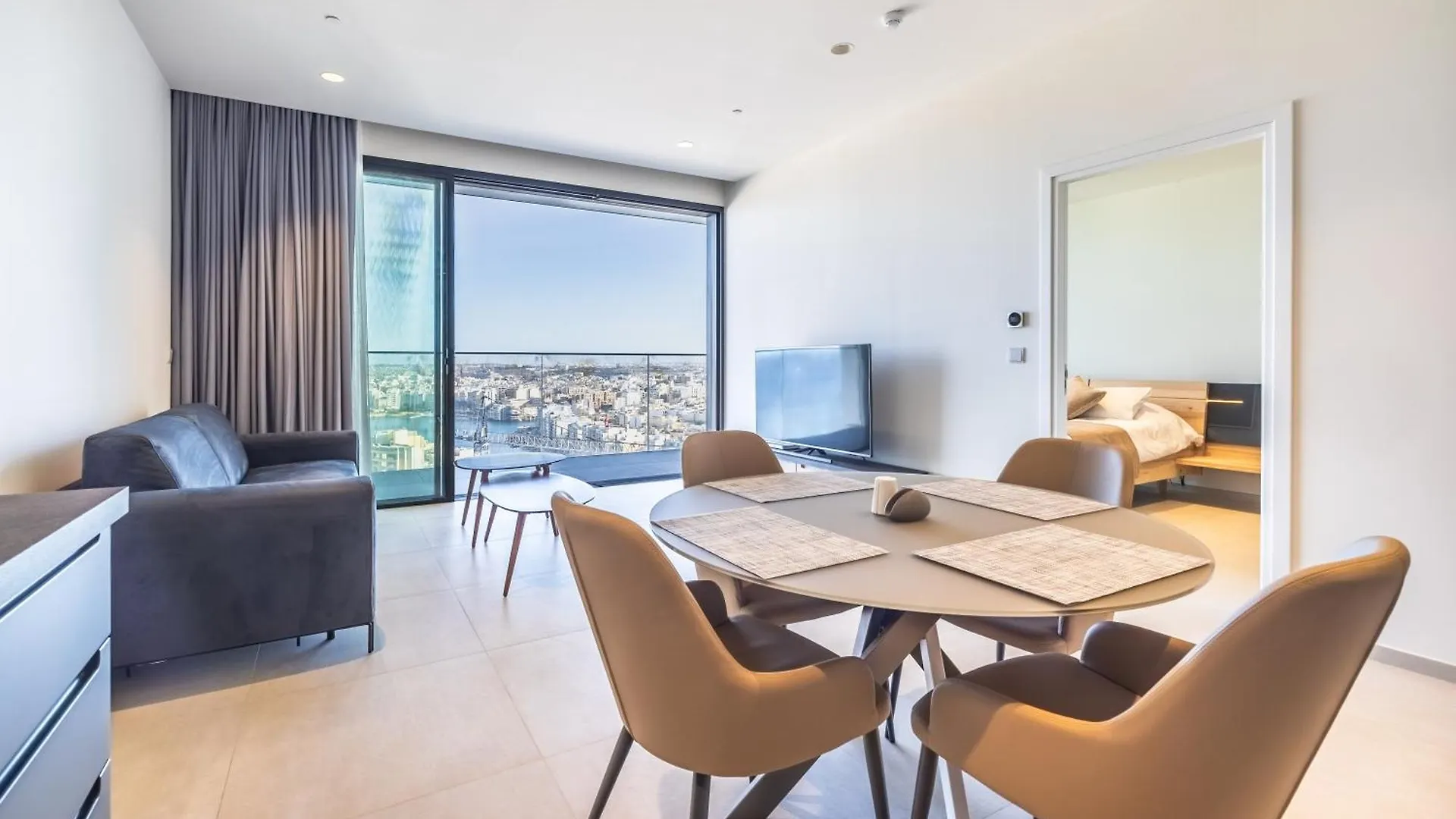 18Th Floor Luxury Apartment With Common Pool In The Prestigious Mercury Towers By Renowned Zaha Hadid Architects location